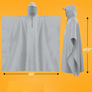 Vêtements de pluie imperméables pour filles - Vêtements d'extérieur en nylon respirant pour un usage quotidien - Product Image 5