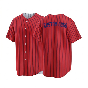 Servicio OEM, Jersey de Béisbol para Hombre, Suave, Transpirable, Absorbente de Humedad, Antibacterial, Diseño de Malla de Poliéster - Product Image 1