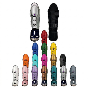 Protections de tibia personnalisées avec motif imprimé pour arts martiaux, enfants et adultes, Muay Thai, Kickboxing, MMA, entraînement, protection des jambes - Product Image 1