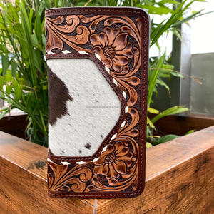 กระเป๋าสตางค์หนังวัวแท้สำหรับผู้ชายแบบคลาสสิกใหม่กระเป๋าสตางค์ใส่บัตรแบบสุภาพบุรุษกระเป๋าสตางค์หนังวัวแท้คุณภาพสูง - Product Image 5