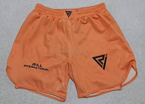 RLL INTERNATIONAL Herren Sublimations-MMA-Shorts Lila-Blau Bedruckt Feuchtigkeitsableitend Athletische Passform Sportbekleidung - Product Image 4