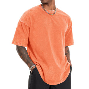 T-shirt Homme Oversize en Coton Délavé à l'Acide – Vente en Gros Personnalisée Style Urbain – Meilleure Vente pour un Look Streetwear - Product Image 3