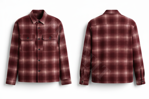 Chemise en flanelle à carreaux 100 % haute qualité, boutonnée avec poches, confortable pour l'hiver, style décontracté, vente en gros - Product Image 5