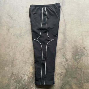 Custom Men's Streetwear Windbreaker Pants Baggy Techwear Contrast Piping Tracksuit Bottoms Waterproof <b>Nylon</b> <b>Jogger</b> Cargo Pants - Product Image 5