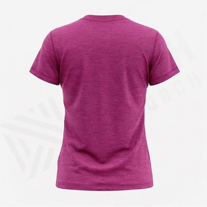 เสื้อยืดผู้หญิงคุณภาพสูง ระบายอากาศได้ดี ออกแบบเองได้ ราคาส่งถูก สีตามสั่ง ลดราคา ผ้าฝ้ายพรีเมียม เสื้อผ้าลำลอง - Product Image 2