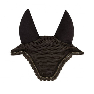 Breathable Waterproof Custom Mesh Horse Ear Bonnet Low Waist Lightweight Riding <b>Fly</b> <b>Net</b> Soft Racing Ear Guard Accessories - Product Image 1