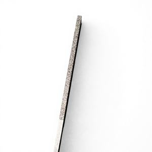 215mm Flat-Tang # Lime diamantée 100 grains pour le travail des métaux, qualité industrielle, double coupe, en carbure pour acier dur, outil de retouillage OEM Taïwan - Product Image 5