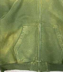 Sweat à capuche zippé 100 % coton personnalisé, le plus vendu, pour hommes et femmes, hiver, brodé, 450 grammes, uni, fermeture éclair intégrale - Product Image 6