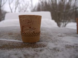Vaso Artesanal de Madera Sólida para Bebidas, Hecho a Mano, para Agua, Jugo, Whisky, Café, Té y Uso Diario en la Cocina - Product Image 3