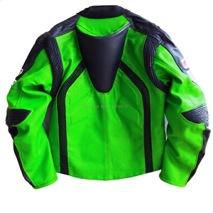 Chaqueta de Motocicleta de Invierno para Hombre, de Cuero Genuino, con Cierre de Cremallera, Estilo Formal, Diseño Sólido, Parche con Logotipo Personalizado - Product Image 3