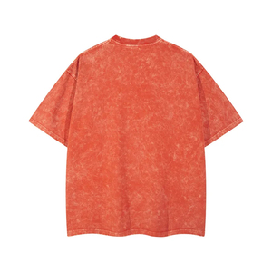 Fabricante de Ropa Urbana: Camisetas de Estilo Urbano y Gimnasio, Corte Holgado, Lavado Vintage, Bajo MOQ, Precio con Descuento, Camisetas con Lavado Ácido - Product Image 2