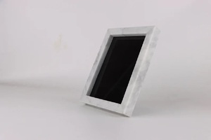 Premium Handmade <b>White</b> Marble Photo <b>Frame</b> Lightweight & for Elegant Natural Stone for Home Decor Office Display & Gifts - Product Image 3