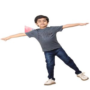 Boutique Clothing's 100% Cotton Boy's Camiseta de cuello redondo Ropa informal en diferentes métodos de impresión Venta a granel - Product Image 1