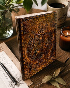 Diario de Cuero Árbol de la Vida – Cuaderno con Grabado en Relieve, Diario Celta, Diario de Viaje, Cuaderno de Bocetos, Regalo - Product Image 1