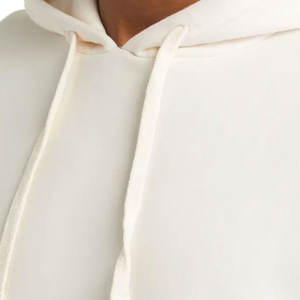 Pk Base personnalisé hommes 100% coton français éponge à capuche poids lourd goutte épaule Street-wear pull à capuche blanc pour hommes - Product Image 5