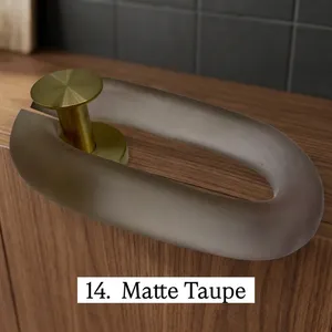 Sculpture en résine taupe mate faite à la main, chaîne à maillons dégradés bleus, forme personnalisée, décoration artistique pour la maison, artisanat de moulage, Artizon - Product Image 6