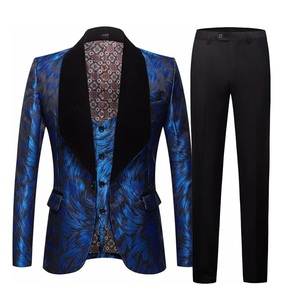 New Wholesale Factory Custom Design High Quality Business Men's <b>Suits</b> Elegant Formal Dress Slim Fit Plus Size Anti-Wrinkle - Product Image 5