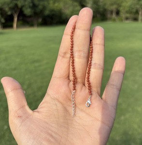 Wholesale Brown Sunstone Gemstone <b>Bead</b> <b>Bracelet</b> 925 Sterling Silver Adjustable Handmade Trendy Wedding & Party Gift Fine Jewelry - Product Image 6