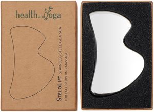 HealthAndYoga HealthAndYoga SteloLift B Shaped Steel Gua Sha <b>Tool</b> for Face and Neck <b>Massage</b> - Product Image 4