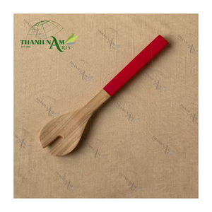 Wholesale Eco-Friendly Durable Bamboo Spoon Fork <b>Set</b> Custom Logo Biodegradable Kitchenware Home/Restaurant Use 10ml Capacity - Product Image 6