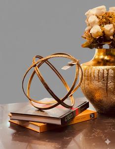 Sculpture élégante en aluminium pour la décoration intérieure moderne, améliorant l'espace de vie grâce à un design artistique en métal. - Product Image 6