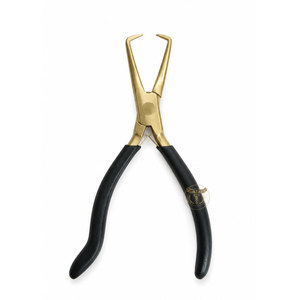 Pince à ouvrir les boucles pour extensions de cheveux en acier inoxydable doré professionnel, pour micro-anneaux, nano-anneaux et extensions I-Tip - Product Image 1