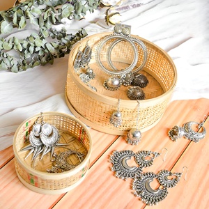 <b>Wedding</b> invite boxes handcrafted natural bamboo weaved <b>box</b> <b>gift</b> display container wholesale - Product Image 6