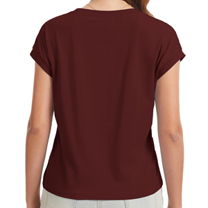 เสื้อครอปท็อปผู้หญิงสำหรับฤดูร้อน ผ้าฝ้ายผสมเนื้อนุ่ม สวมใส่สบาย แขนสั้น คอกลม ยืดหยุ่น แฟชั่นทันสมัย ราคาประหยัด - Product Image 2