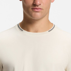 T-shirt pour homme en coton uni, décontracté, doux, respirant et confortable, avec logo personnalisable. - Product Image 2