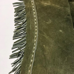 Custom Made Suede Leather <b>Chaps</b> Straight Best Quality Black Equestrian Product <b>Half</b> Mini Horse Riding Equipment - Product Image 4