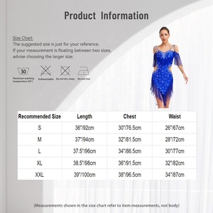 Ropa de Baile al por Mayor para Mujer, Traje de Baile Latino, Cha-Cha, Tango, Vestido de Actuación para Eventos de Danza, Espectáculos Escénicos - Product Image 6