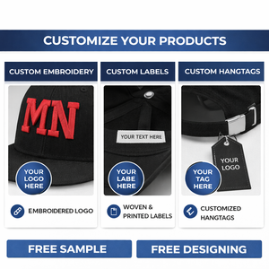 หมวกเบสบอลปักลาย 3 มิติ แบบกำหนดเอง OEM แบรนด์ส่วนตัว หมวกปรับขนาดได้สำหรับสโมสร ทีม และแบรนด์ต่างๆ - Product Image 6