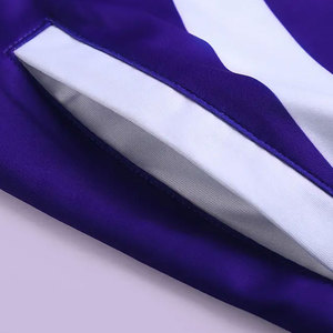 Conjunto Deportivo Premium Color Morado Real para Hombre |   Chaqueta Deportiva con Cierre y Sublimación Azul Océano, Pantalones Deportivos de Maternidad con Elasticidad en Cuatro Direcciones, Estilo Urbano - Product Image 5