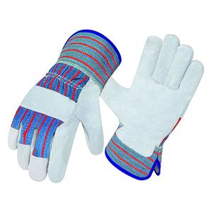 Fabricants directs d'usine, gants de travail en cuir de qualité supérieure, couleurs et designs demandés par les clients, gants de travail en cuir résistants. - Product Image 6