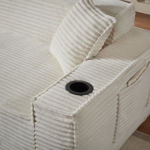 Divano Moderno a 3 Posti Senza Struttura per Spazi Compatti, Facile da Usare e Senza Necessità di Montaggio, per Appartamenti, Uffici e Case - Product Image 6