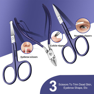 Travel Manicure Kit Portable <b>Nail</b> Grooming <b>Set</b> Luxury Manicure Kit Complete <b>Nail</b> Care Tools For Home And Salon Use - Product Image 4