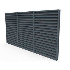 Profil de persienne en aluminium série 6000 pour façade de bâtiment avec alliage 6063 T5 - Product Image 5