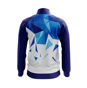 Men Unisex Winter <b>Mandarin</b> <b>Collar</b> Sublimation Polyester Casual Varsity Bomber <b>Jacket</b> Customized Label - Product Image 2