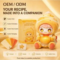 Peluche décorative pour chambre d'enfant avec veilleuse douce et fonction de racontage d'histoires