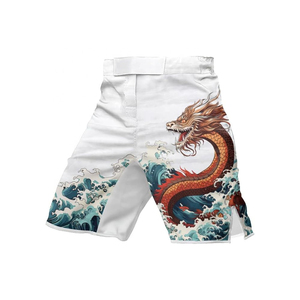 Pantalones Cortos de Artes Marciales Mixtas (MMA) Personalizados de Lana Peinada, de Secado Rápido, para Grappling, Ropa Deportiva para Hombre y Mujer, 100% Poliéster, Precio al por Mayor - Product Image 1