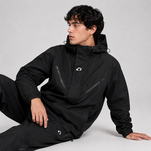 Customized Casual Autumn Woven Waterproof Lightweight Nylon Jogging Training Hiking Stretch Quick Dry Windbreaker Men's <b>Jackets</b> - Product Image 2