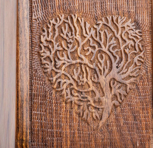 Ayaans Creations AC 9065 Sheesham Caja de urna tallada en madera Urnas de madera bordadas para bodas y promoción automotriz de AYAANS - Product Image 5