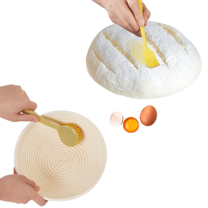 Set di Cestelli per Lievitazione Rotondi da 9 Pollici e Ovali da 10 Pollici, Strumenti Essenziali per la Cottura di Pane e Pasticceria - Product Image 3