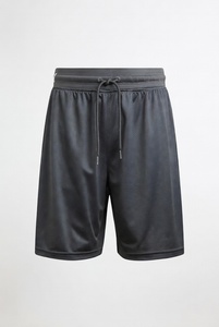 Pantalones cortos deportivos azul brillante con cintura elástica para ropa deportiva en un estudio impecable - Product Image 6