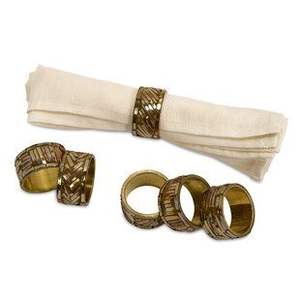 Anillo para Servilletas de Metal Latón, Ofrece un Encanto Clásico para la Decoración de la Mesa con un Color Intenso y una Estructura Duradera - Product Image 2