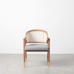 Chaise en bois ergonomique et durable avec assise en cannage naturel, idéale pour les projets de restaurants et d'hôtels - Vente en gros usine - Product Image 2