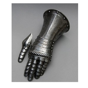 Guantelete de Metal Medieval, Armadura de Mano, Accesorio de Disfraz Premium, Diseñado para Exhibiciones Históricas y Recreaciones de Festivales - Product Image 1