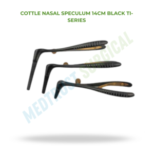 Cottle Nasal Speculum 14cm Black Titanium ENT Surgical Instrument - Product Image 2