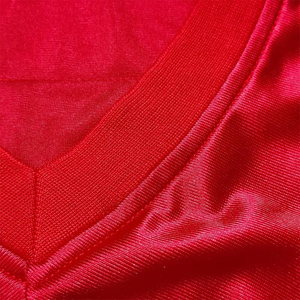 Camiseta de malla holgada de marca privada para hombre, transpirable, informal, con cuello en V, fabricante OEM de ropa - Product Image 5