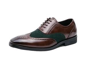 Chaussures formelles en cuir faites main pour les hommes avec le style intemporel et la finition polie élégante - Product Image 1